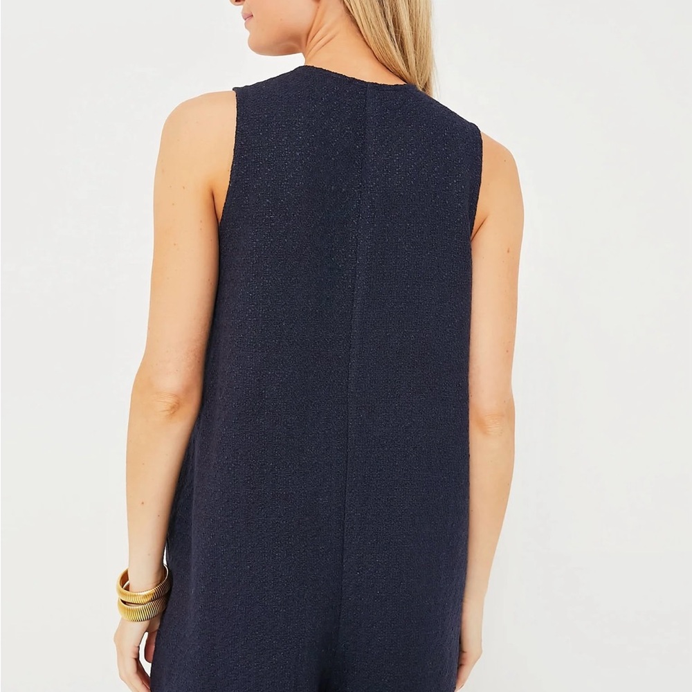 Tuckernuck pomander place myla textured romper navy